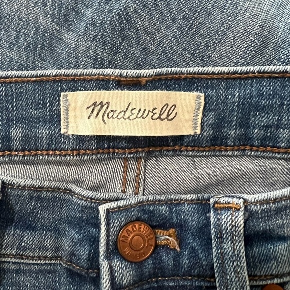 Madewell 9" High Rise Skinny Distressed Jeans - Picture 7 of 9